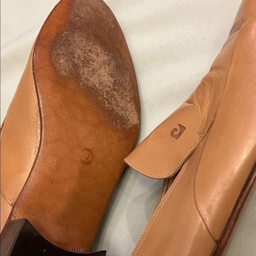Pierre Cardin men’s Tan Leather Loafers size 12